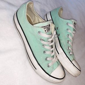 Mint Colored Converse